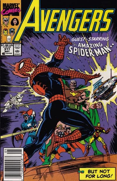Răzbunătorii, VF #317; carte de benzi desenate Marvel / Spider-Man