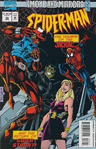 Spider-Man # 56 FN; Marvel carte de benzi desenate / fum și oglinzi 3