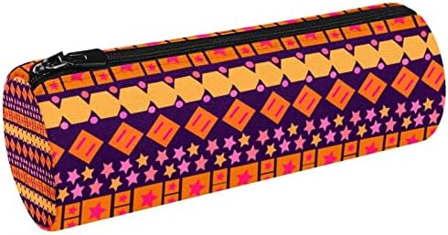 Carcasă de creion Guerotkr, pungă de creion, cutie creion, carcasă creion estetică, boho geometric de epocă violet