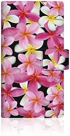 CaseMarket [Notebook tip Galaxy S6 Edge design original Slim Flip Case [Plumeria Romance Lots Flower Hawaiian Diary] SCV31 - VCM2D2268