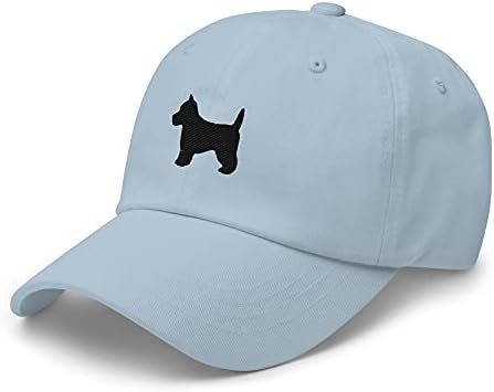 Pălărie de baseball brodată de câine Westie, proprietarul iubitorului West Highland Terrier