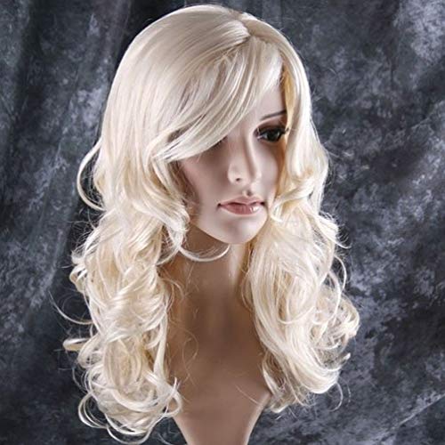 BERON 24 elegant lung cret peruca parul blond BERON peruca blonda peruca blonda lung Perfect pentru petrecere, Halloween și Crăciun