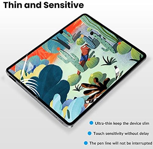 Xiron [2 pachet] Protector de ecran de hârtie pentru iPad Mini 6, film pentru animale de companie mat pentru iPad Mini A 6-a generație, scrieți și desenați ca pe hârtie, protectorul de ecran anti-glare