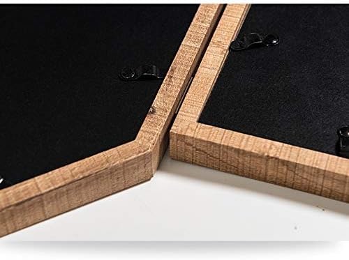Zlymx rame foto din lemn zlymx rame de umbră cu balamale duble, potrivite pentru standuri verticale pe blatul mesei de birou