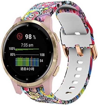 Eidkgd 18mm Silicon înlocuire inteligent ceas trupa curea pentru Ticwatch C2 pentru Garmin Active s inteligent Ceas Brățară Watchband Accesorii