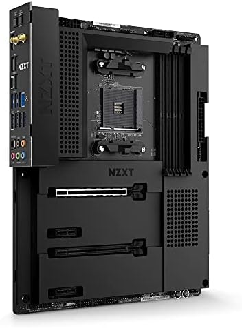NZXT N7 B550 - N7 -B55XT -B1 - Chipset AMD B550 - Placă de bază pentru jocuri ATX - SHIELD I/O Integrată din spate - Conectivitate