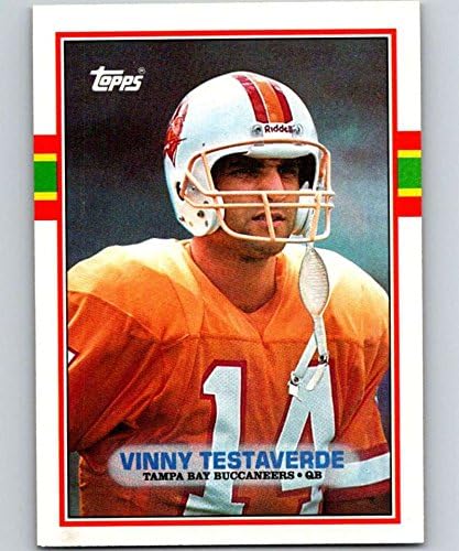 1989 Topps #327 Vinny Testaverde Buccaneers NFL Card de fotbal NM-MT