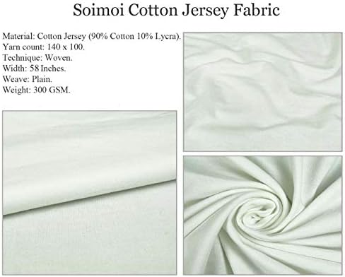 Soimoi Bumbac Jersey Fabric Flori Acuarelă Imprimare Cusut Fabric Curte 58 Inch Wide