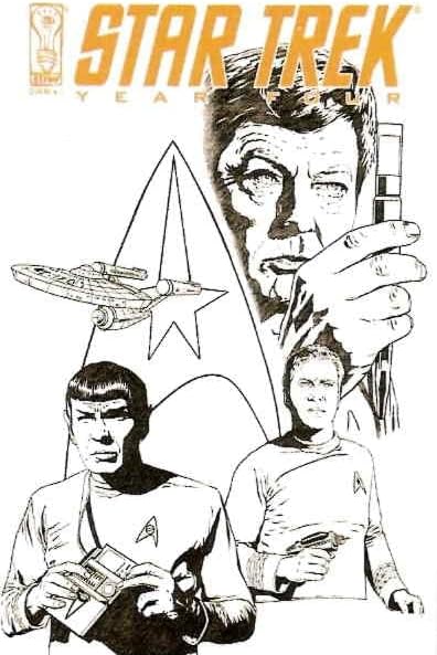 Star Trek: anul patru #1C VF / NM; carte de benzi desenate IDW / RI