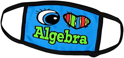 3Drose Heart Bright Eye I Love Algebra - Capacele de față