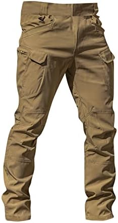 YMOSRH KAKI Blugi pentru bărbați Pantaloni de serviciu speciali Fan militar ix7 multi buzunar salopete pentru bărbați pantaloni casual