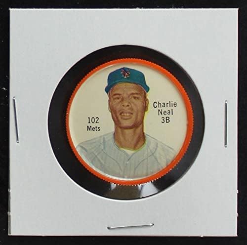 1962 Salada Monede # 102 NY Charlie Neal New York Mets NM Mets