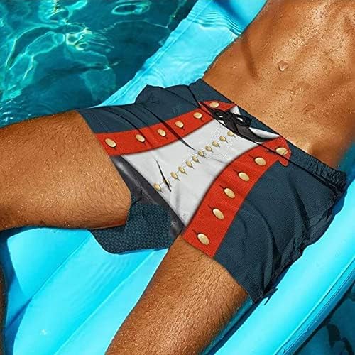 Trunchiuri de înot amuzante pentru bărbați, îmbrăcăminte de plajă, sumar de vară, smok -uri de smocuri, pantaloni scurți pantaloni