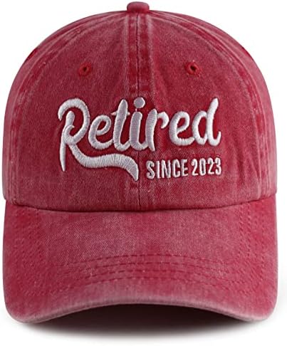 Goyklrb s-a retras din 2023 pălărie, șapcă de Baseball brodată din bumbac spălat reglabil amuzant pentru bărbați, Femei, pensionari