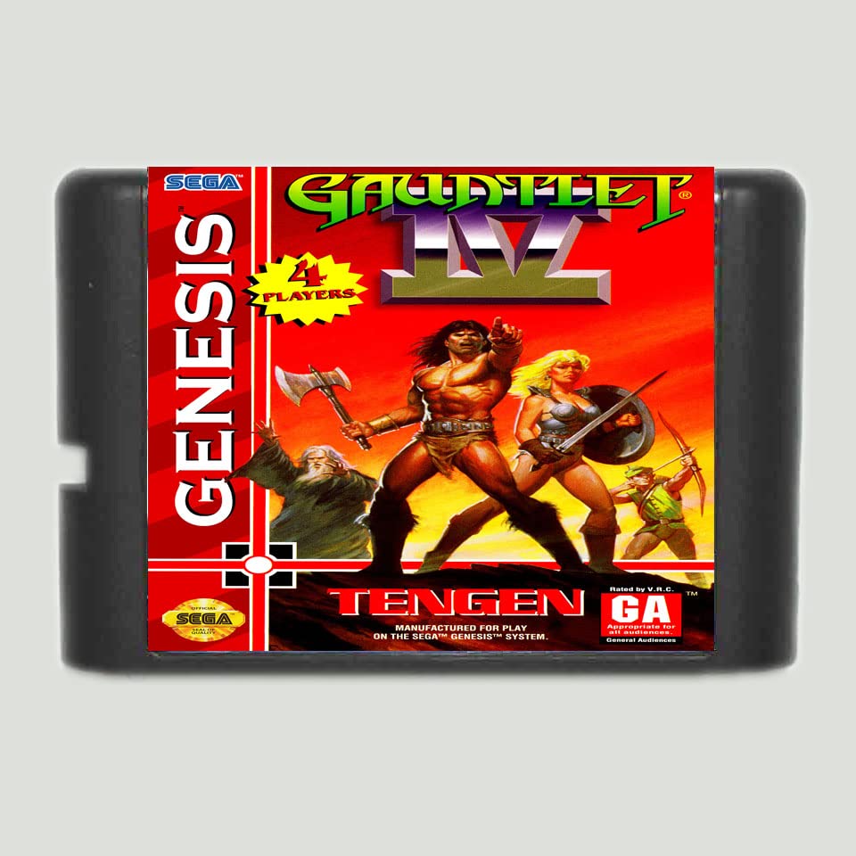 Gauntlet 4 16 biți MD Carte de joc pentru Sega Mega Drive pentru Genesis-Pal-E