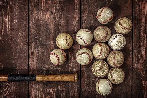Laeacco vechi Vintage Baseball fundal 10x6. 5ft fotografie fundal în vârstă bile Baseball fundal din lemn Vintage ruginit lemn