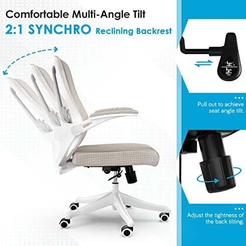scaun de birou balmstar, scaun de birou Ergonomic scaune de birou pentru birou la domiciliu, scaun de Computer din plasă confortabil