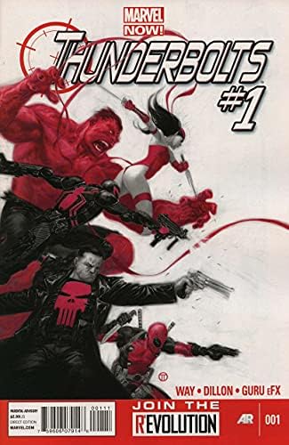 Thunderbolts 1 FN; carte de benzi desenate Marvel / Deadpool Punisher Elektra Hulk