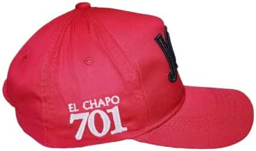 JGL Gorras del Chapo, Pălării JGL reglabile cu 6 panouri Negru albastru alb, pălării El Chapo pentru bărbați, Închidere cu