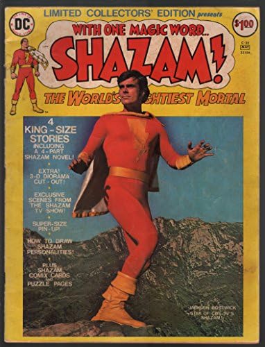 Ghid de culoare pictat manual-Capt Marvel-Shazam-C35-1975-DC-pagina 2-robot-VG / FN
