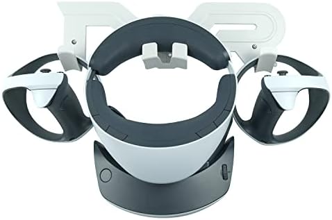 CNBEYOUNG VR VR Casă de depozitare a peretelui Stand Stand Compatibil cu Quest 2 Pro Rift S, Index de supapă, PSVR 2, HTC VIVE,