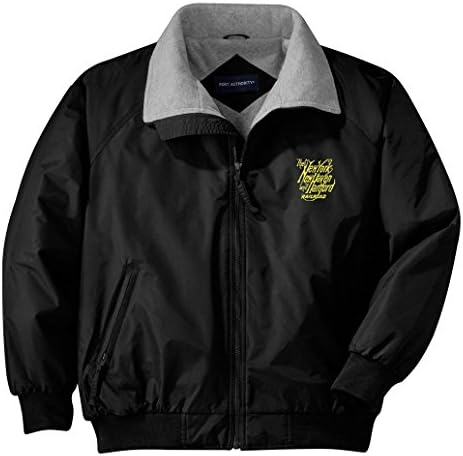 Lumina zilei vânzări New Haven Script brodate jachete cu Logo-ul frontal [Jacket57]