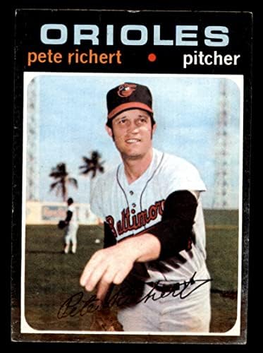 1971 Topps 273 Pete Richert Baltimore Orioles Good Orioles