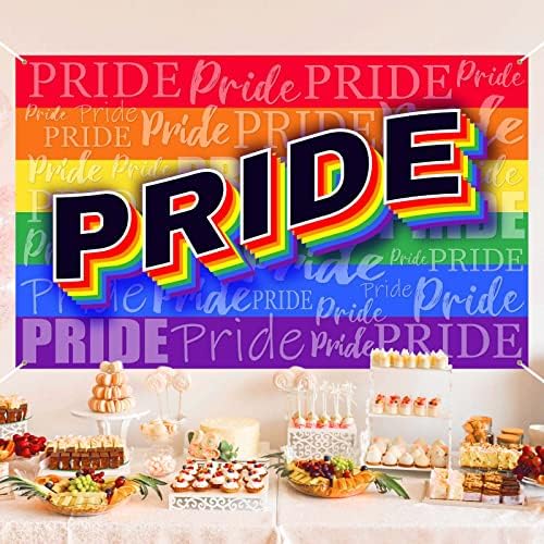 Mândrie fundal curcubeu Gay Pride decorare fotografie fericit Pride perete agățat LGBT decorare Decoratiuni favoruri și Consumabile