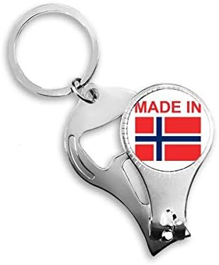 Make in Norway Country Love Nail Nipper Ring Key Lanț Deschizor de sticle Clipper