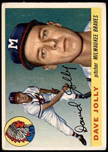 1955 Topps 35 Dave Jolly Milwaukee Braves Braves Good