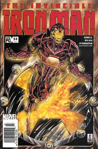 Omul de fier # 54 VF; Marvel carte de benzi desenate / 399 Mike Grell