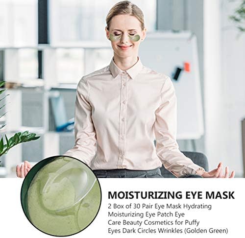 Vinistiți 4 cutii 60 cosmetice ochi riduri pungi masca auriu pufy hidratare pete de frumusețe hidratante pentru îngrijire cercuri