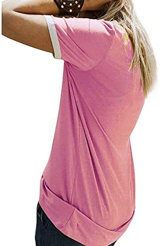 Tricou de vară pentru femei grafice tricouri tipărite cămăși noutate imprimate vibrații curcubeu norocoase shamrock bluză bluză