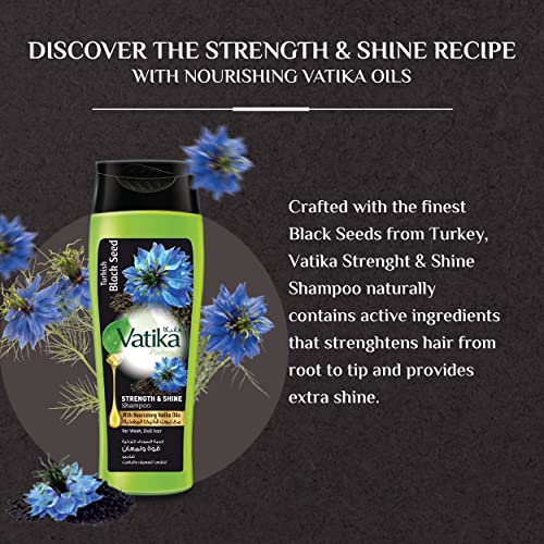 Șampon Dabur Vatika Naturals pentru femei-hrănește și întinerește-ți părul Natural-demachiant pentru întărirea și hidratarea