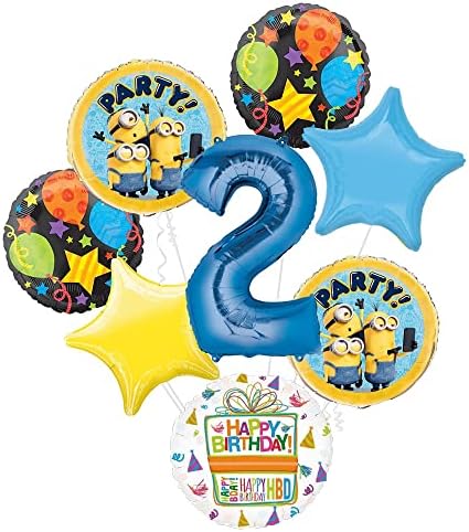 Despicable Me 2nd Birthday Party Consumabile balon buchet decoratiuni