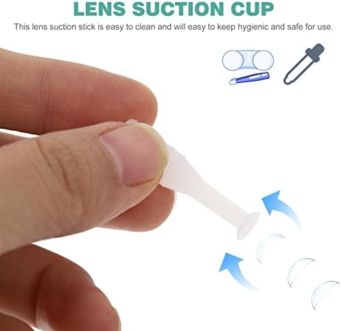 DOITOOL 12 PC -uri pentru introducerea lentilelor de remover Lasking cu sticlă pentru călătorie acasă Utilizați Heath Care Instrument de îngrijire