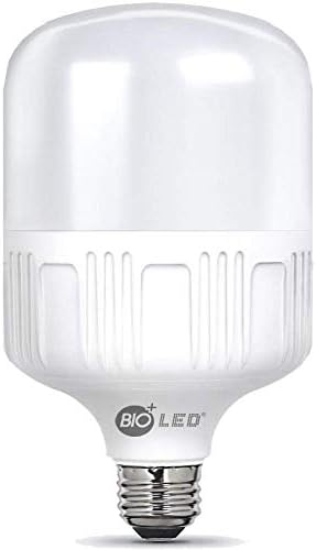 Bioled 20W, E26, alb cald, echivalent 200 Watt, Becuri LED, Becuri IP40 rezistente la praf și Humuditate, bec LED luminos comercial
