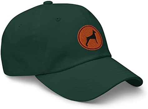 Doberman brodat tata hat Cap | Pălărie de baseball pentru iubitor de câini Doberman