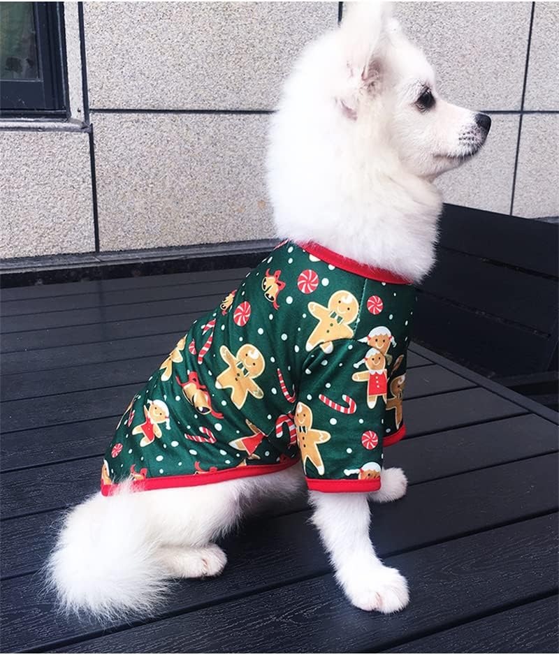 Crăciun câine haine animal de casă îmbrăcăminte vestă pentru cat mic catelus tinuta drăguț pisoi costum catelus Teddy Dog Outfit