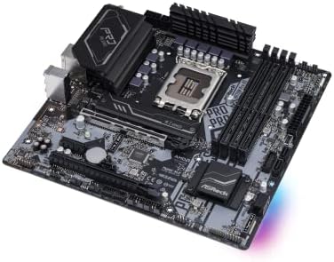 ASROCK H670M PRO RS priză LGA1700/ Intel H670/ DDR4/ SATA3 & USB3.2/ M.2/ MICRO ATX Placă de bază