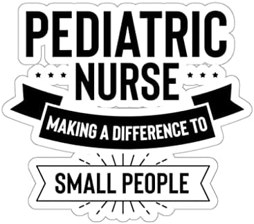 Teegarb scrisoare pătură autocolant Decal hilar Pediatrica asistenta face o schimbare la oameni mici umoristice autocolante