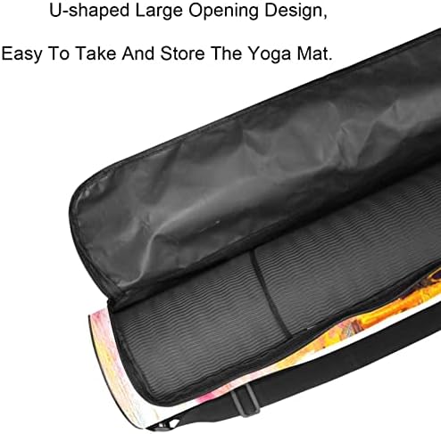 sailboat Yoga Mat Carrier Bag cu curea de umăr Yoga Mat Bag Gym Bag Beach Bag