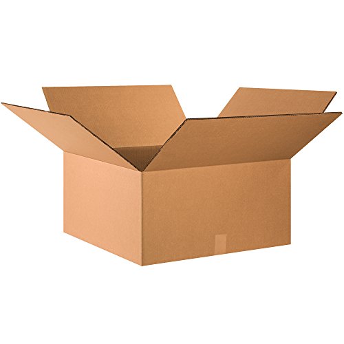 Cutie SUA 10 Pachet de cutii de carton ondulate cu perete dublu, 26 L x 26 W x 12 H, Kraft, transport, ambalare și mișcare