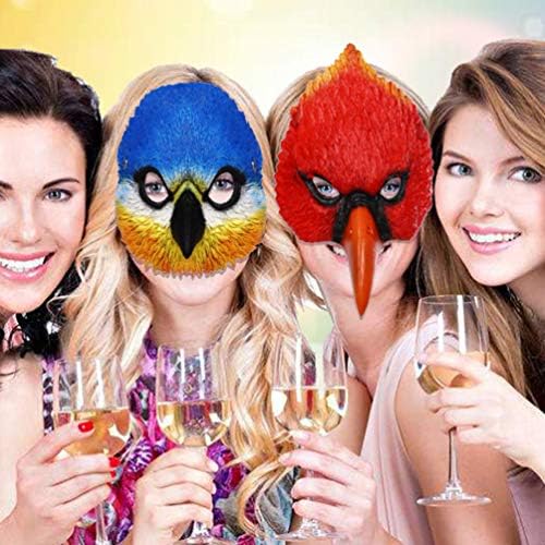 Pretyzoom Copii Costum Masca pentru pasăre în formă de pasăre în formă de păsări amuzant Masca pentru animale Full Full Masca