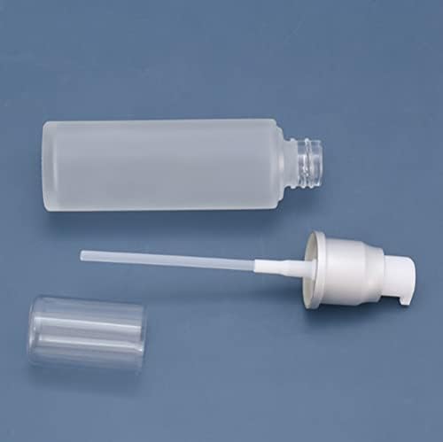 2 buc 100ml 3.5 OZ translucid sticlă mată lotiune pompa sticle pompa Dispenser săpun sampon pompa Dispenser containere borcan
