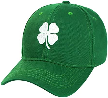 Irlanda Irlandeză 4 frunze trifoi St. Patrick ' s Day pălărie pentru bărbați Femei broderie Shamrock șapcă de Baseball pălărie