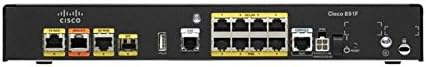 Cisco C891F-K9 Ethernet Integrated Services Router v.92 și Backup ISDN, porturi Ethernet cu 8 gigabit, punct de acces 802.11n,