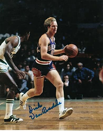 Dick Van Arsdale Phoenix Suns Action Semnat 8x10 - Fotografii NBA autografate