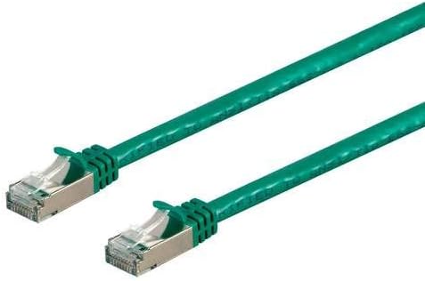 Cablu de plasture de rețea MonoPrice Cat7 Ethernet - 2 picioare - negru | 26awg, Shielded, - Entegrade Series