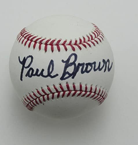 Paul Brown Philadelphia Phillies Autografe/semnat OML Baseball - NFL Autografat Elemente diverse